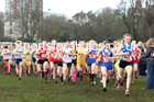 Junior girls, 2020 New Balance English Schools Champs., Sefton Park, Liverpool. Photo: David T. Hewitson/Sports for All Pics